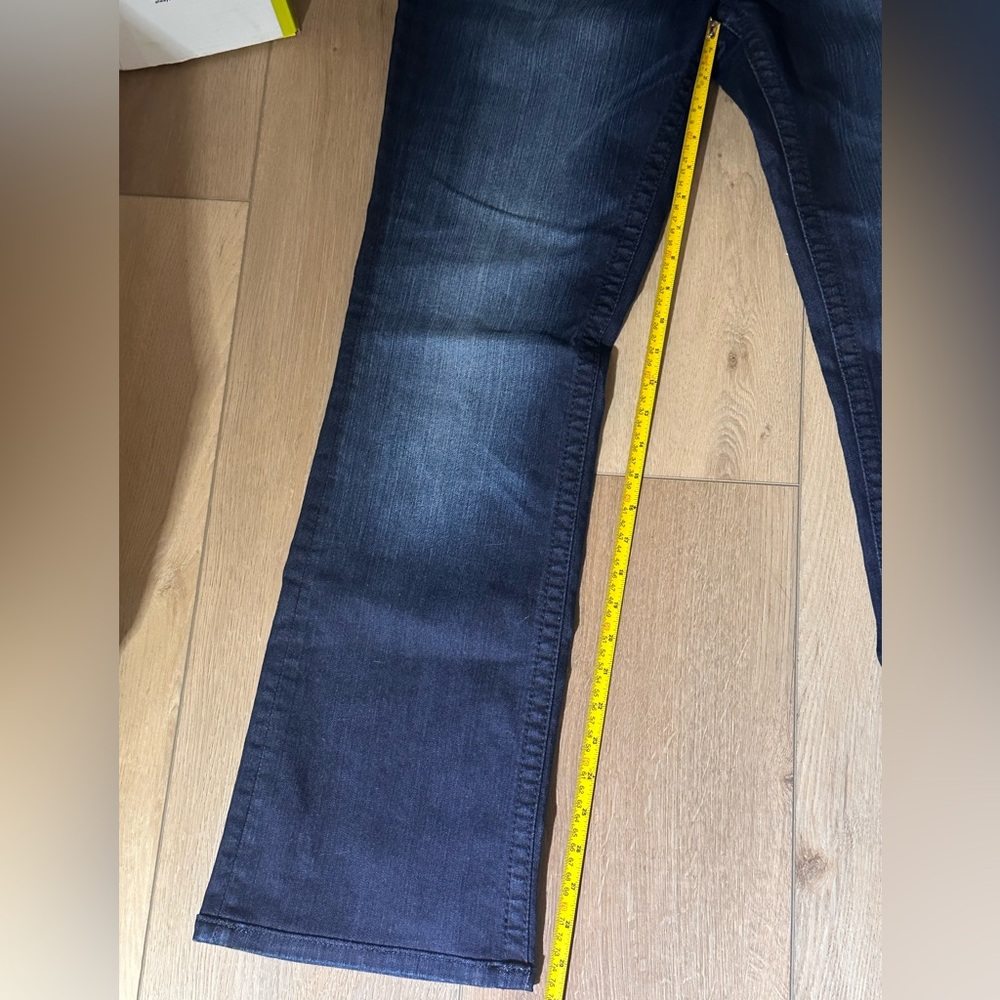 Women’s Miss Me Dark Wash Bootcut Denim with Sequin Detail - Picture 7 of 7